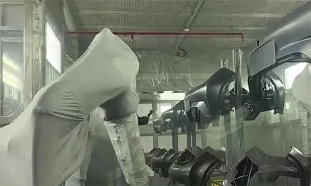Нанесение грунтовки